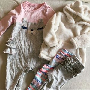 Baby Girl 6 Month Warm Winter Capsule Bundle